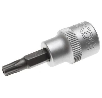 BGS Hlavice zástrčná 3/8" pro T-profil T30, s vrtáním
