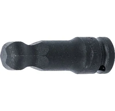 BGS Zásuvka rázového bitu ,  12,5 mm (1/2") pohon ,  vnitřní šestihran s kulovou hlavou 19 mm