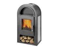 Haas+Sohn Grand Max plus II/11 Krbová kamna s výměníkem 11,3kw - antracit, šedá +  koš ZDARMA