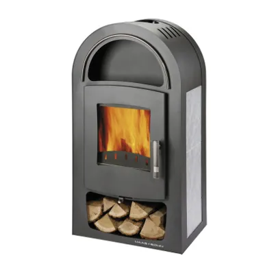 Haas+Sohn Grand Max plus II/11 Krbová kamna s výměníkem 11,3kw - antracit, šedá +  koš ZDARMA