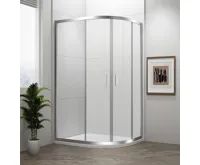 POLYSAN EASY čtvrtkruhová sprchová zástěna 900x800mm, L/R, čiré sklo