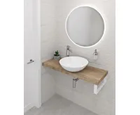 SAPHO AVICE deska pod umyvadlo 250x36cm, tl.5cm, dub Rover