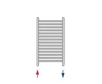 Koupelnový radiátor Korado Koralux Rondo Comfort KRT 750/1220 (1)