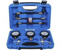 BGS Sada testerů komprese a tlaku paliva , pro motocykly , 11dílná BGS Sada testerů komprese a tlaku paliva , pro motocykly , 11dílná
