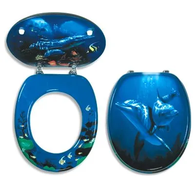 NOVASERVIS Sedátko MDF - WC/DELFIN