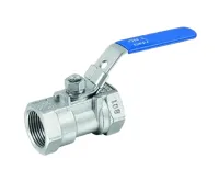 Nerez kulový kohout jednodílný DN 15 - 1/2" páka F/ F Nerez kulový kohout jednodílný DN 15 - 1/2" páka F/ F