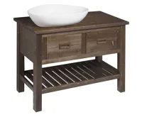 SAPHO BRAND umyvadlová skříňka 100x73x50cm, mořený smrk SAPHO BRAND umyvadlová skříňka 100x73x50cm, mořený smrk