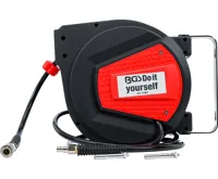 BGS Zatahovací naviják vzduchové hadice ,  Automatické ,  10 m + 1,5 m (1)