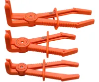 BGS Kleště pro uzavření hadice, čelisti 30°, pr. 10-15-24 mm, sada 3 díly