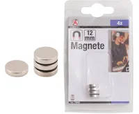 BGS Magnety, extra silné, O 12 mm, 4dílná