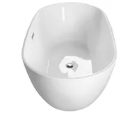 AQUALINE DOURO volně stojící vana, 150x82cm, bílá (5)