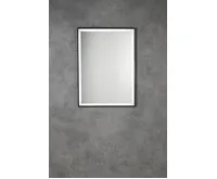 AQUALINE CORNA zrcadlo s LED osvětlením 60x80cm, dotykový senzor, stmívatelné, černá mat (5)