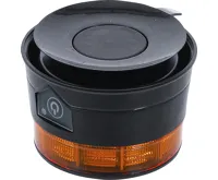 BGS Otočný maják, žlutý, s magnetem ( 2600 mAh, Li-ion), Ø 130mm (1)