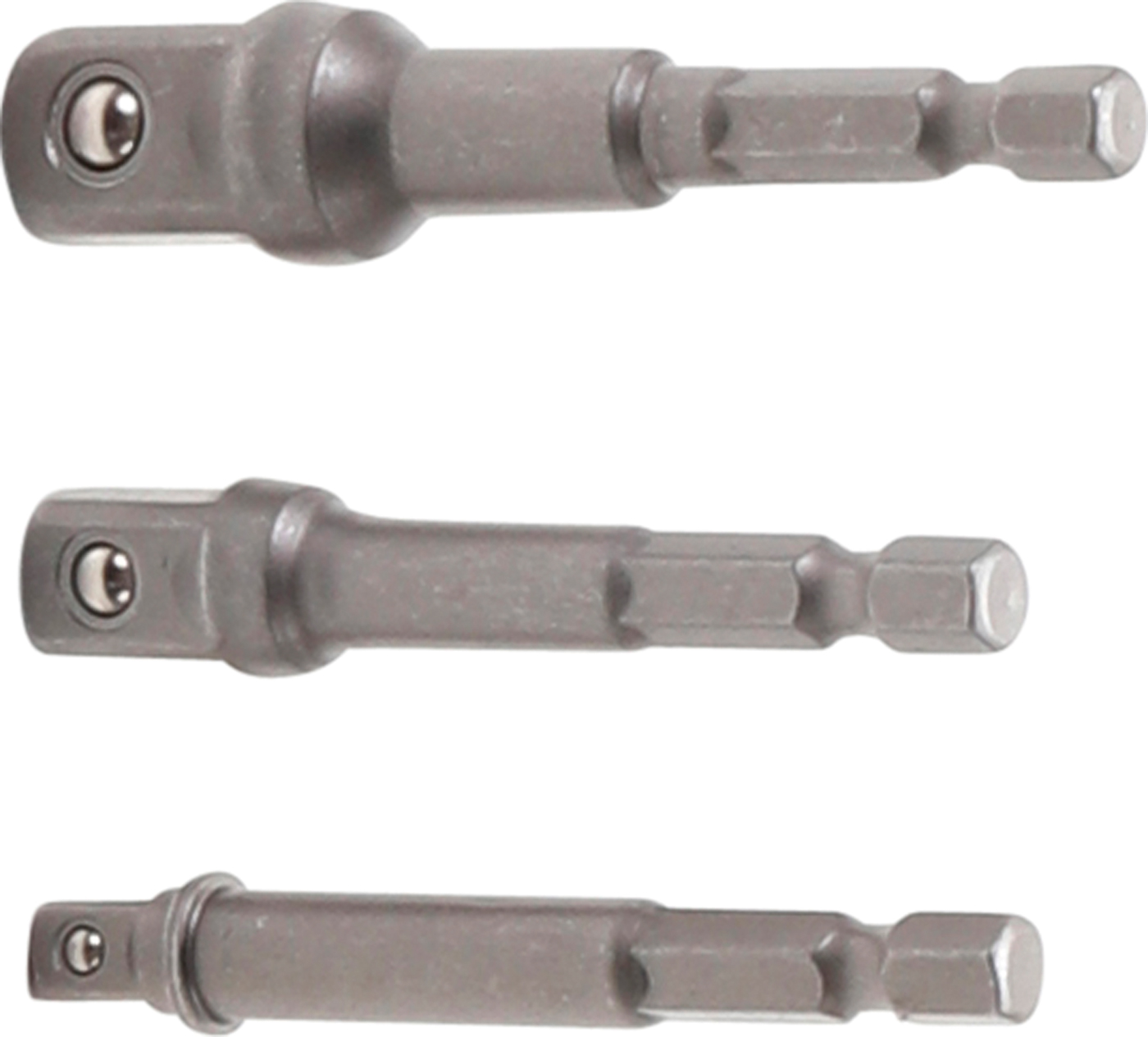 BGS Sada adaptérů pro vrtačky, vnější šestihran 6,3 mm (1/4"), vnější šestihran 6,3 mm (1/4"