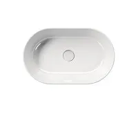 GSI KUBE X keramické umyvadlo na desku, 60x37cm, oválné, bílá ExtraGlaze (1)