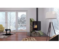 HS Flamingo Krbová kamna FLAMINGO DELUXE ® KAMPA levá, olivová (14)