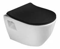 CREAVIT PAULA závěsná WC mísa, 35,5x50cm, bílá (8)