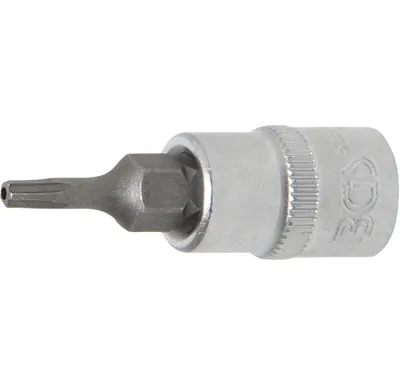 BGS Hlavice zástrčná 1/4" TS-Profil TS 10 s vrtáním