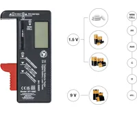 BGS Digitální tester zátěže baterie | 1,5V / 9V (1)