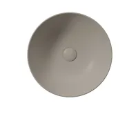 GSI PURA keramické umyvadlo na desku, průměr 42cm, tortora mat (3)