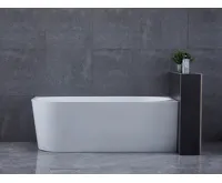 AQUALINE TIBERA R rohová stojící vana, 170x80cm, bílá (4)