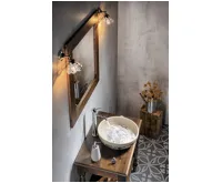 SAPHO BRAND zrcadlo v dřevěném rámu 60x80cm, mořený smrk (5)