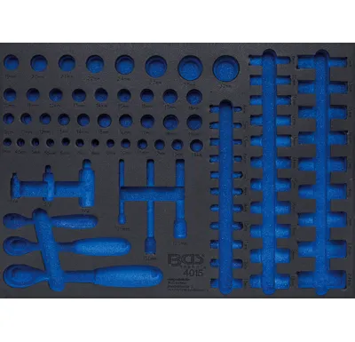 BGS Vložka do dílenského vozíku 3/3, prázdná, pro 4015