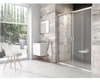 Ravak Sprchové dveře BLIX BLDP4-120 bright alu+Grape