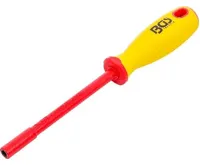 BGS Šroubovák na nástrčné klíče VDE, šestihran, 5 mm, Délka čepele 125 mm BGS Šroubovák na nástrčné klíče VDE, šestihran, 5 mm, Délka čepele 125 mm