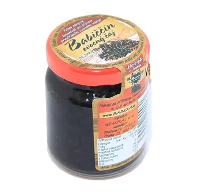 Tea Trade s.r.o. Babiččin ovocný čaj - Bezinky se skořicí 60ml