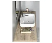 SAPHO GARDA keramické umyvadlo na desku, 50x40 cm, bílá (1)