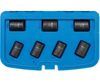 BGS Sada speciálních nástrčných hlavic / hlavic pro povolení poškozených šroubů, 17 - 26 mm,