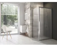 Ravak pevná stěna Blix BLPS-90 bright alu+Grape