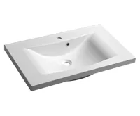 SAPHO LUCIOLA umyvadlo, litý mramor, 80x48cm, bílá SAPHO LUCIOLA umyvadlo, litý mramor, 80x48cm, bílá