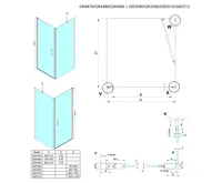 GELCO LORO obdélníkový sprchový kout 800x900mm (4)