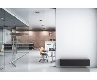 Elsymco NOEMI nástěnné otopné těleso 130 cm, kámen s dubovou mřížkou (3)