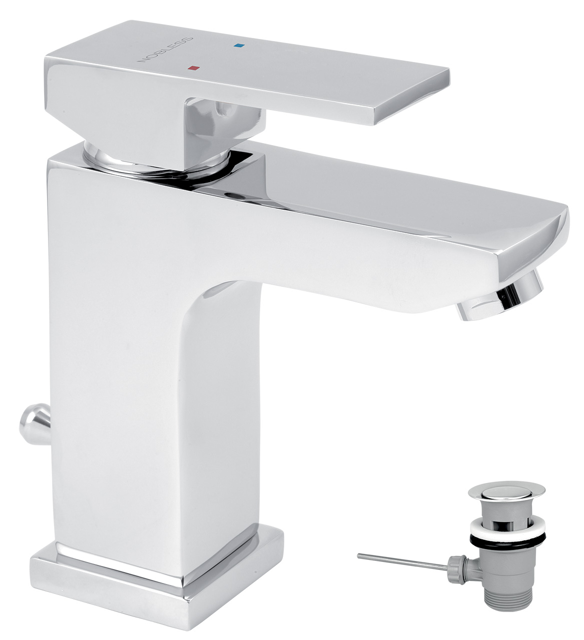 Novaservis umyvadlová baterie s výpustí edge chrom - 36001,0
