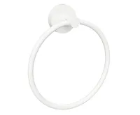 SAPHO X-ROUND WHITE držák ručníků kruh, bílá mat SAPHO X-ROUND WHITE držák ručníků kruh, bílá mat