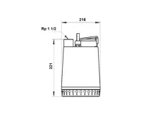 GRUNDFOS kalové čerpadlo AP 12.50.11.A1 10m kabel (2)