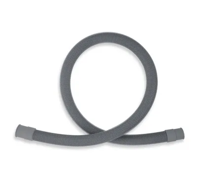 NOVASERVIS Pračková vypouštěcí hadice rovná šedá 200cm - PV/200