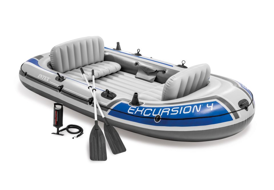 Intex 68324 nafukovací člun excursion 4 set - 315 x 165 x 43 cm