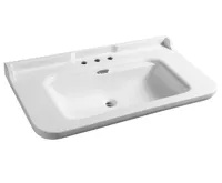KERASAN WALDORF keramické umyvadlo 120x55cm, 3 otvory, bílá
