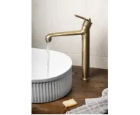 SAPHO BEBÉ stojánková umyvadlová baterie vysoká, prodloužená hubice, bronz (5)