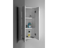 AQUALINE ZOJA/KERAMIA FRESH horní skříňka rohová 35x76x35cm, bílá (5)