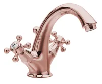 SAPHO ANTEA stojánková umyvadlová baterie vysoká s výpustí, růžové zlato