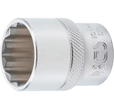 BGS Hlavice nástrčná 1/2" 22,0 mm, 12ti hranná