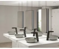 NOFER CONCEPT stojánková senzorová baterie s dávkovačem mýdla a osoušečem rukou, chrom (3)