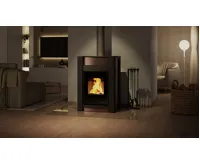 HS Flamingo Krbová kamna AQUAFLAM VARIO ® KALMAR 11/7kW hnědá - sametová, elektronická regulace (14)