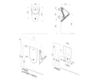 GSI COMMUNITY urinál se zakrytým přívodem vody s otvory pro víko, Rimless, 31x54,5cm, cenere mat (5)