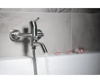 SAPHO MINIMAL nástěnná vanová baterie, nerez mat (5)